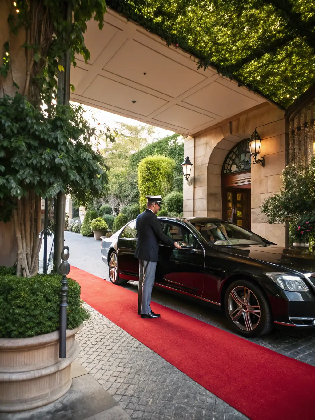 A Nine Hill Stay concierge arranging transportation for guests to explore Udaipur's attractions, ensuring convenient and reliable travel.
