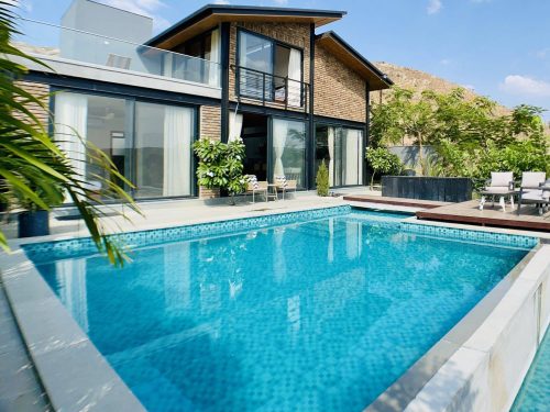 Private Infinity Pool at Whispering Lake Villa by Nine Hill Stay